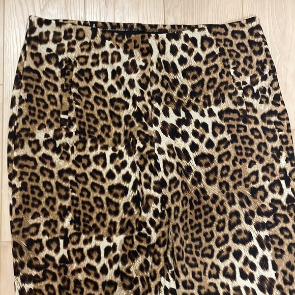 Joseph Ribkoff Pull On Stretch Pant, Style 193552, Leopard Print, sz 16 - Picture 6 of 14